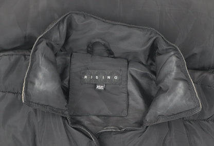 Womens UK Size XS Rising Black Puffer Jacket
