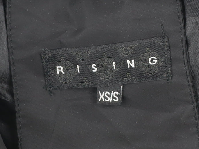 Womens UK Size XS Rising Black Puffer Jacket