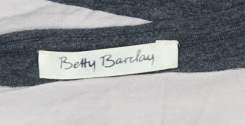 Womens UK Size 12 Betty Barclay Multicoloured Basic T-Shirt