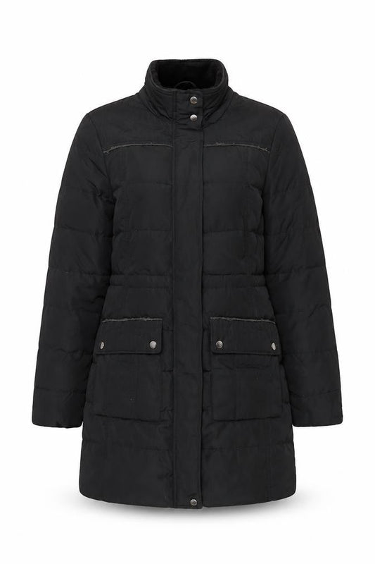 Womens UK Size 12 Maine New England Black Puffer Jacket