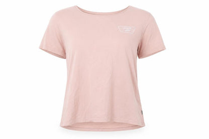 Vans Womens Pink XL Basic Cotton Short Sleeve T-Shirt