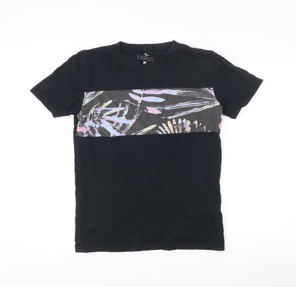 Rip Curl Men’s Black Tropical Graphic Print T-Shirt Size S