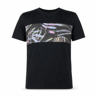 Rip Curl Men’s Black Tropical Graphic Print T-Shirt Size S