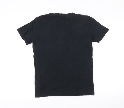 Rip Curl Men’s Black Tropical Graphic Print T-Shirt Size S