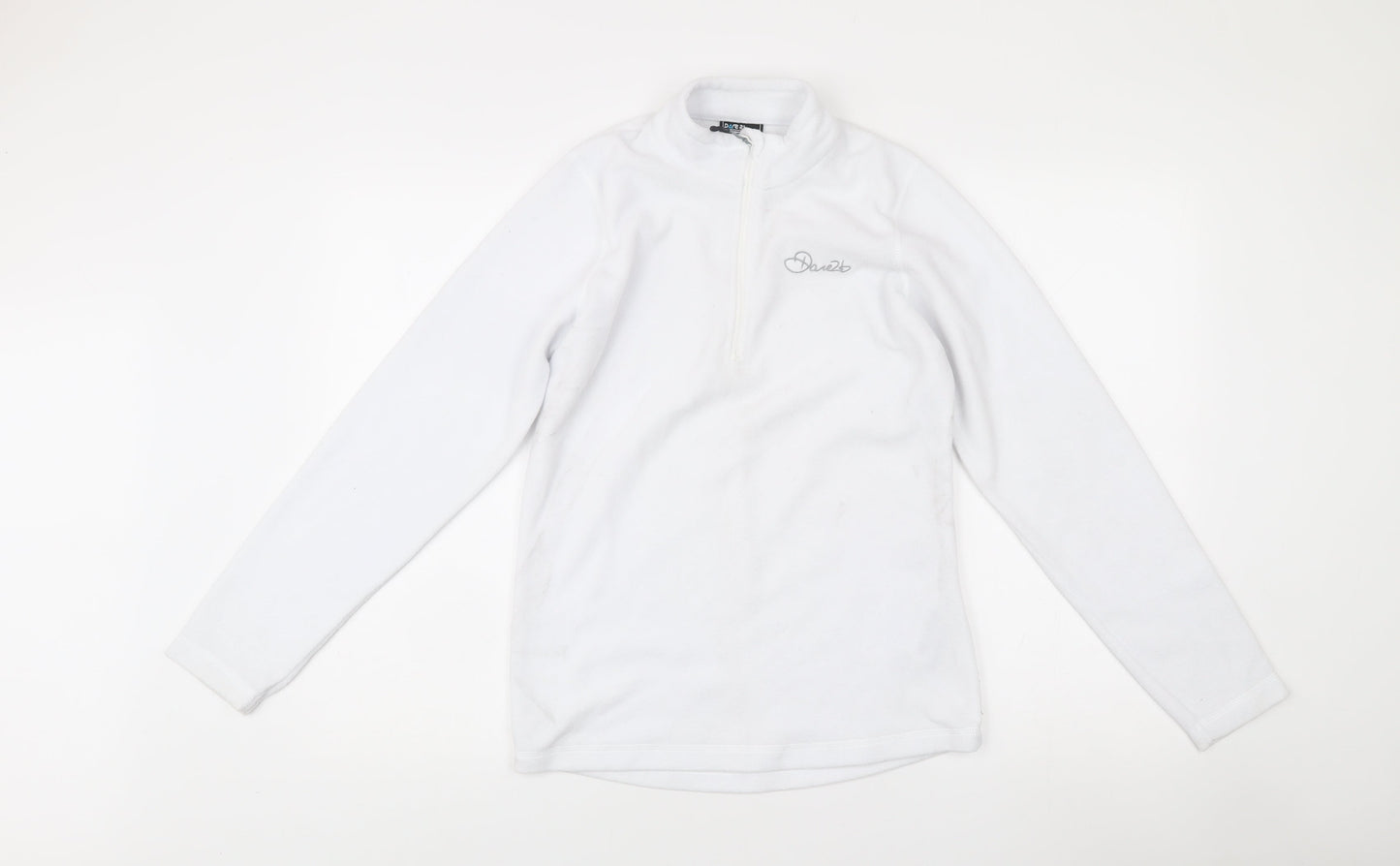 Dare 2b Women’s White Fleece Jacket UK 10 Outdoor 1/4 Zip