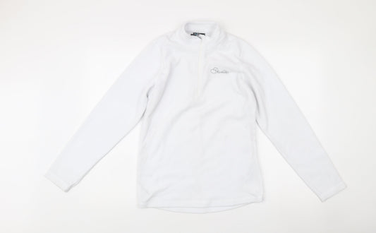 Dare 2b Women’s White Fleece Jacket UK 10 Outdoor 1/4 Zip