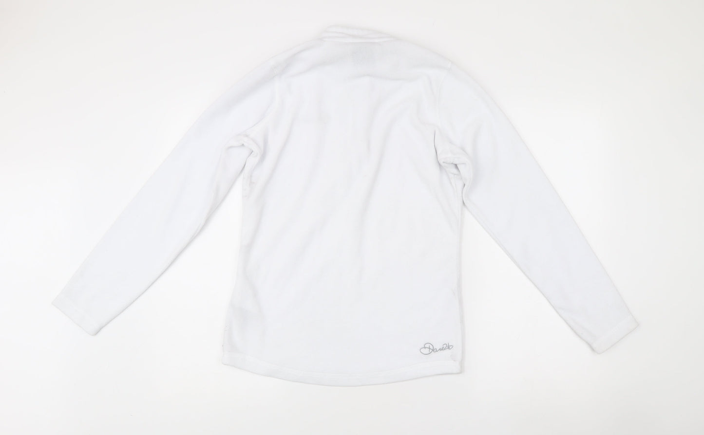 Dare 2b Women’s White Fleece Jacket UK 10 Outdoor 1/4 Zip