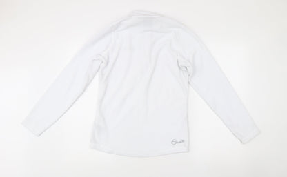 Dare 2b Women’s White Fleece Jacket UK 10 Outdoor 1/4 Zip