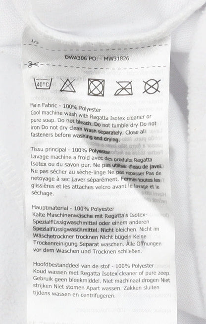 Dare 2b Women’s White Fleece Jacket UK 10 Outdoor 1/4 Zip