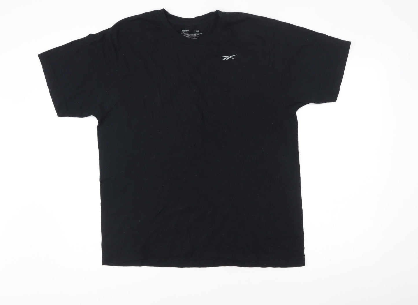Reebok Men’s Black XL Crew Neck Short Sleeve T-Shirt