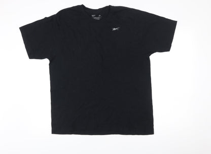 Reebok Men’s Black XL Crew Neck Short Sleeve T-Shirt