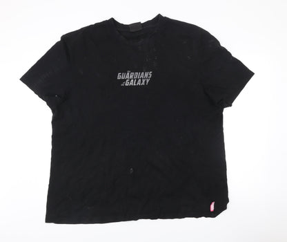 Marvel Men’s Black 3XL Guardians of the Galaxy Graphic T-Shirt