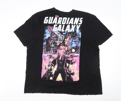 Marvel Men’s Black 3XL Guardians of the Galaxy Graphic T-Shirt