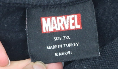 Marvel Men’s Black 3XL Guardians of the Galaxy Graphic T-Shirt