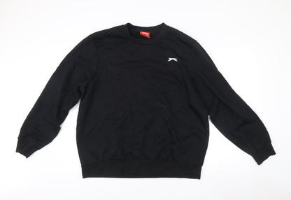 Mens UK Size XL Slazenger Black Pullover Sweatshirt