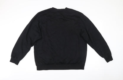 Mens UK Size XL Slazenger Black Pullover Sweatshirt