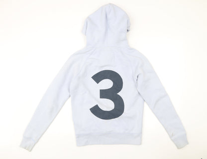 Womens UK Size 10 Jack Wills Blue Full Zip Hoodie