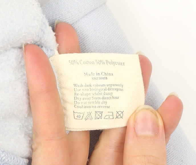 Womens UK Size 10 Jack Wills Blue Full Zip Hoodie