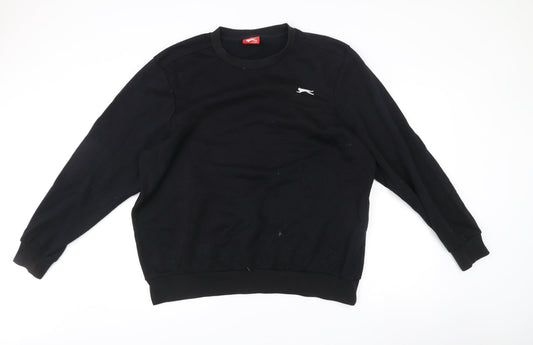 Mens UK Size XL Slazenger Black Pullover Sweatshirt