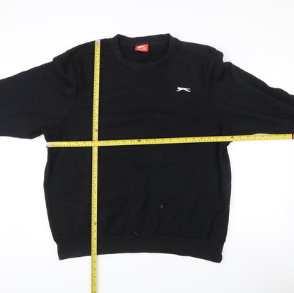 Mens UK Size XL Slazenger Black Pullover Sweatshirt