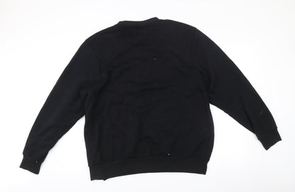 Mens UK Size XL Slazenger Black Pullover Sweatshirt