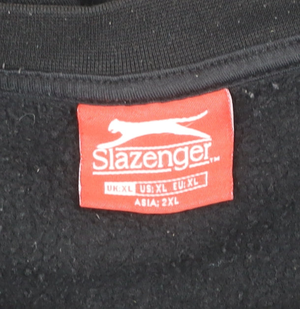 Mens UK Size XL Slazenger Black Pullover Sweatshirt