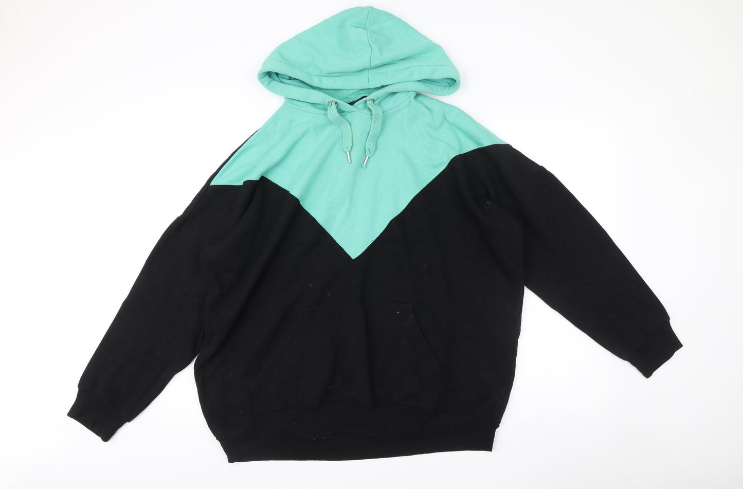 Unisex Adults UK Size M Monki Multicoloured Pullover Hoodie