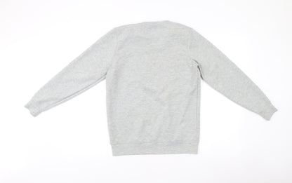 Illusive London Boys Grey Logo Sweatshirt 13-14Y Pullover Crew Neck