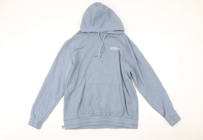 Manière De Voir Women’s Blue Pullover Hoodie Size 12 Cotton Blend