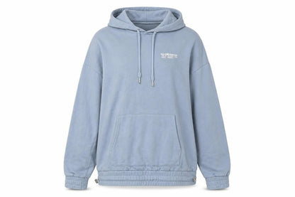 Manière De Voir Women’s Blue Pullover Hoodie Size 12 Cotton Blend