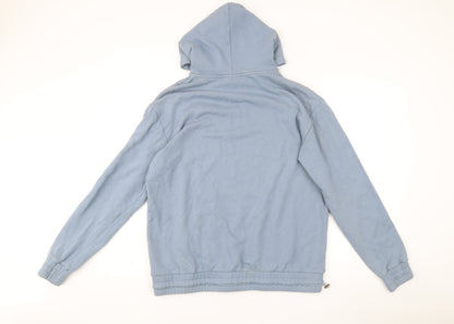 Manière De Voir Women’s Blue Pullover Hoodie Size 12 Cotton Blend