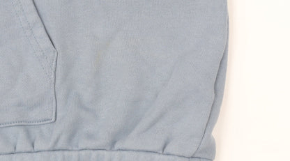 Manière De Voir Women’s Blue Pullover Hoodie Size 12 Cotton Blend