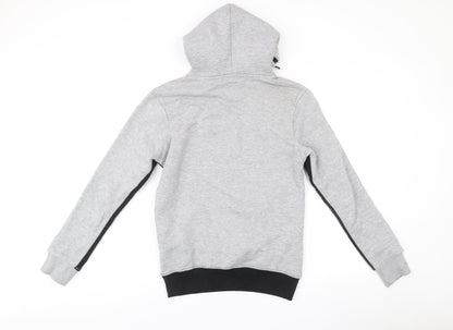 Twisted Soul Men's Grey Black Pullover Hoodie Size S Logo Graphic