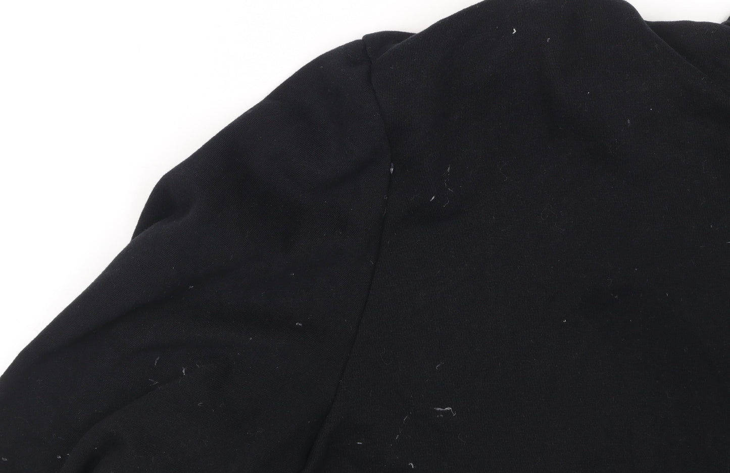 Mens UK Size L Oxylane Black Full Zip Hoodie