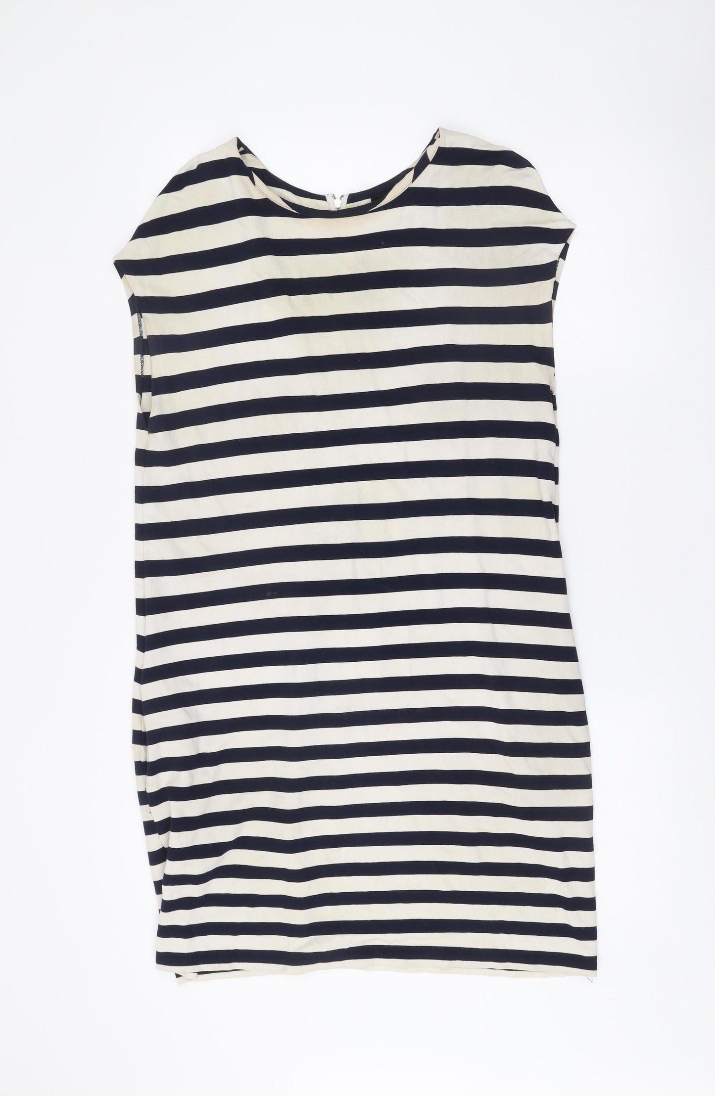 MNG Collection Women’s Navy White Stripe Sheath Dress Size 10