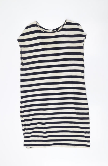 MNG Collection Women’s Navy White Stripe Sheath Dress Size 10