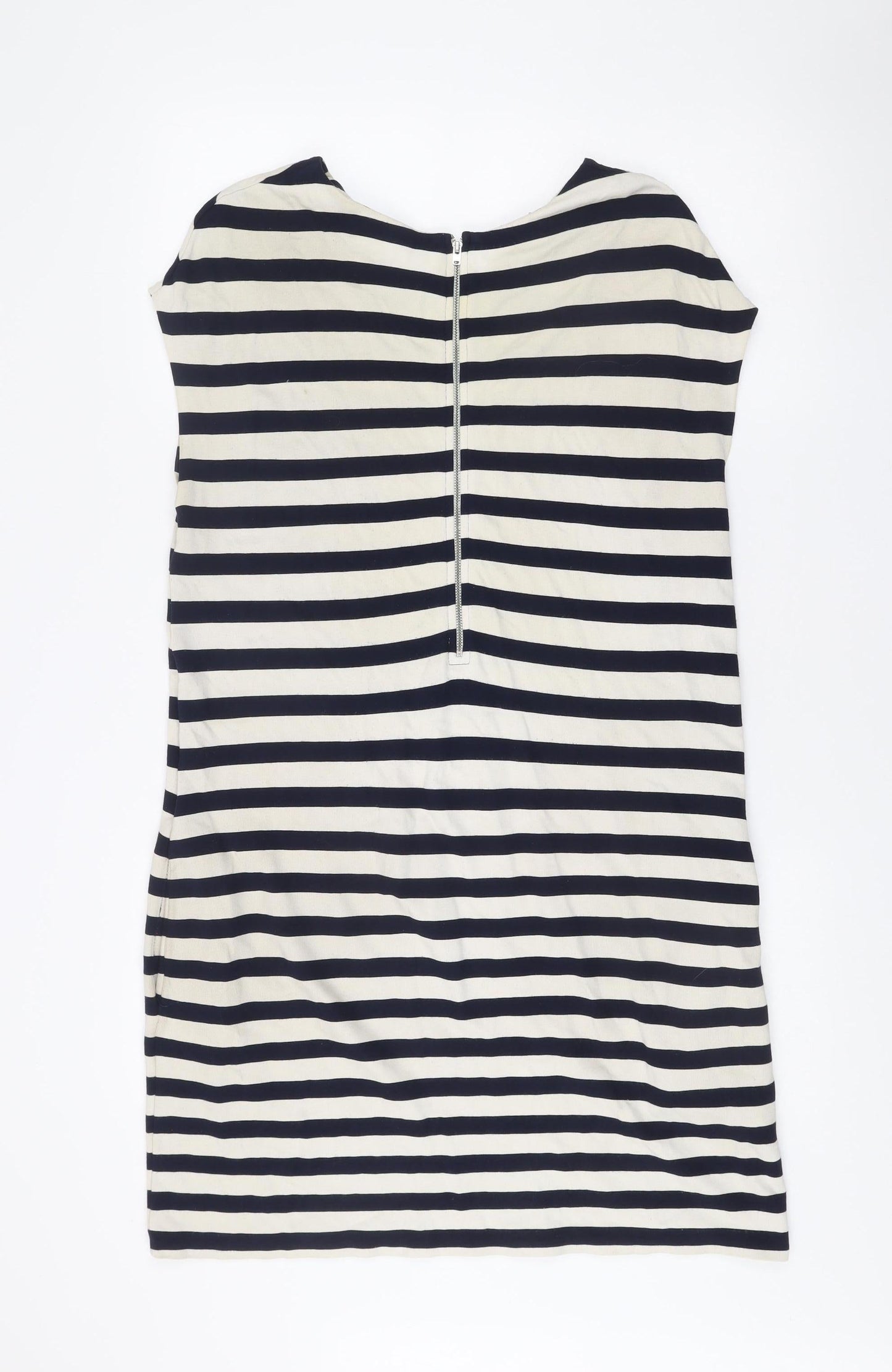 MNG Collection Women’s Navy White Stripe Sheath Dress Size 10