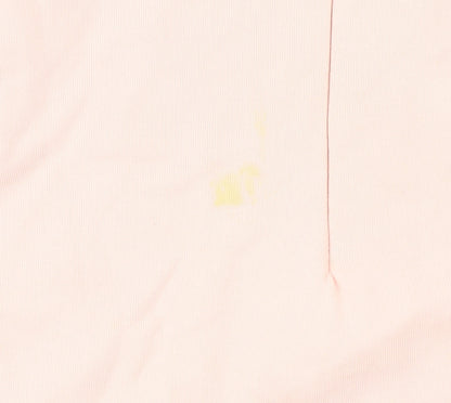 & Other Stories Women Pink S Sweatshirt 1/4 Zip High Neck Cotton Blend