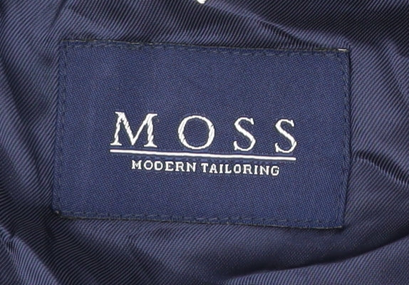 Mens UK Size 38 Moss Regular Black Suit Jacket