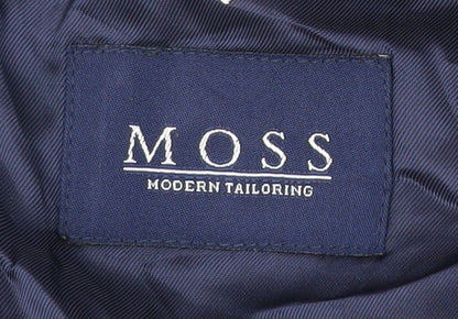 Mens UK Size 38 Moss Regular Black Suit Jacket