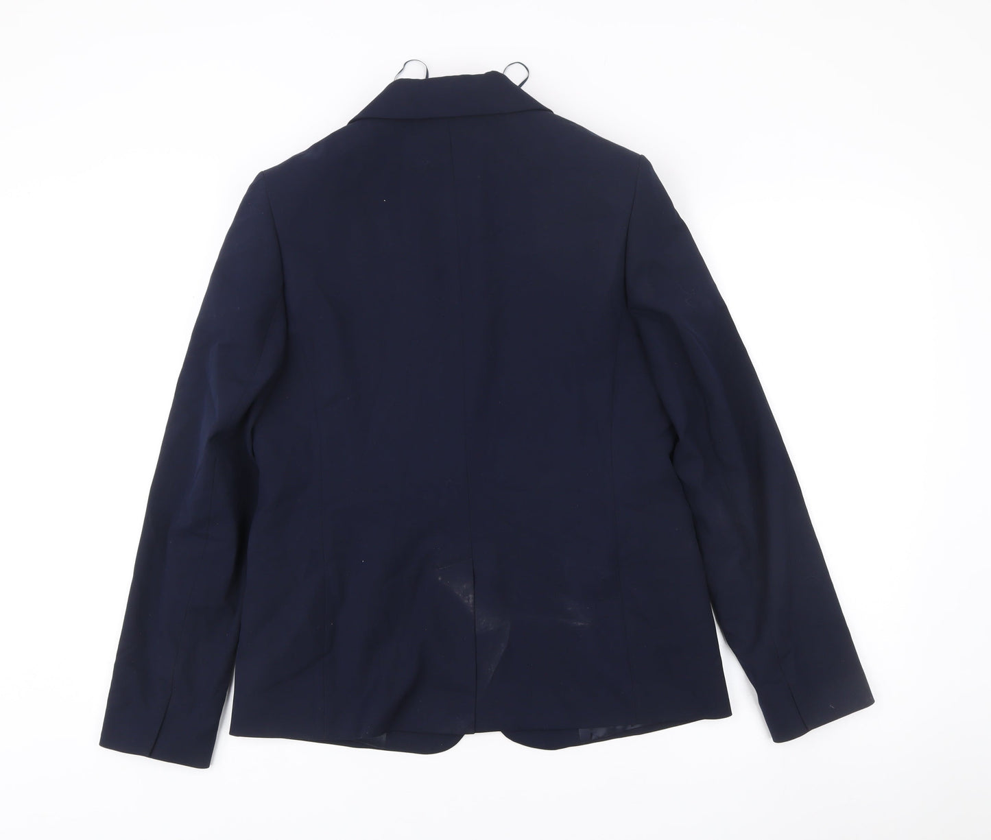 Marks and Spencer Women’s Blue Blazer Jacket Size 10 Regular Notch Lapel