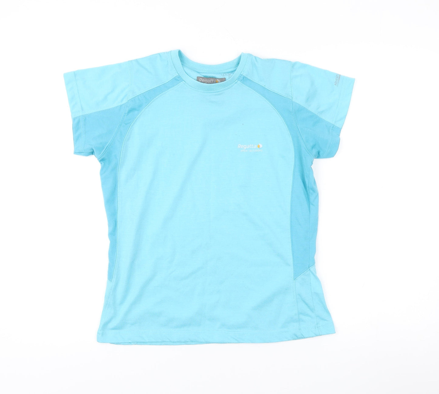 Regatta Womens Blue Size 12 Active T-Shirt Short Sleeve Outdoor Top