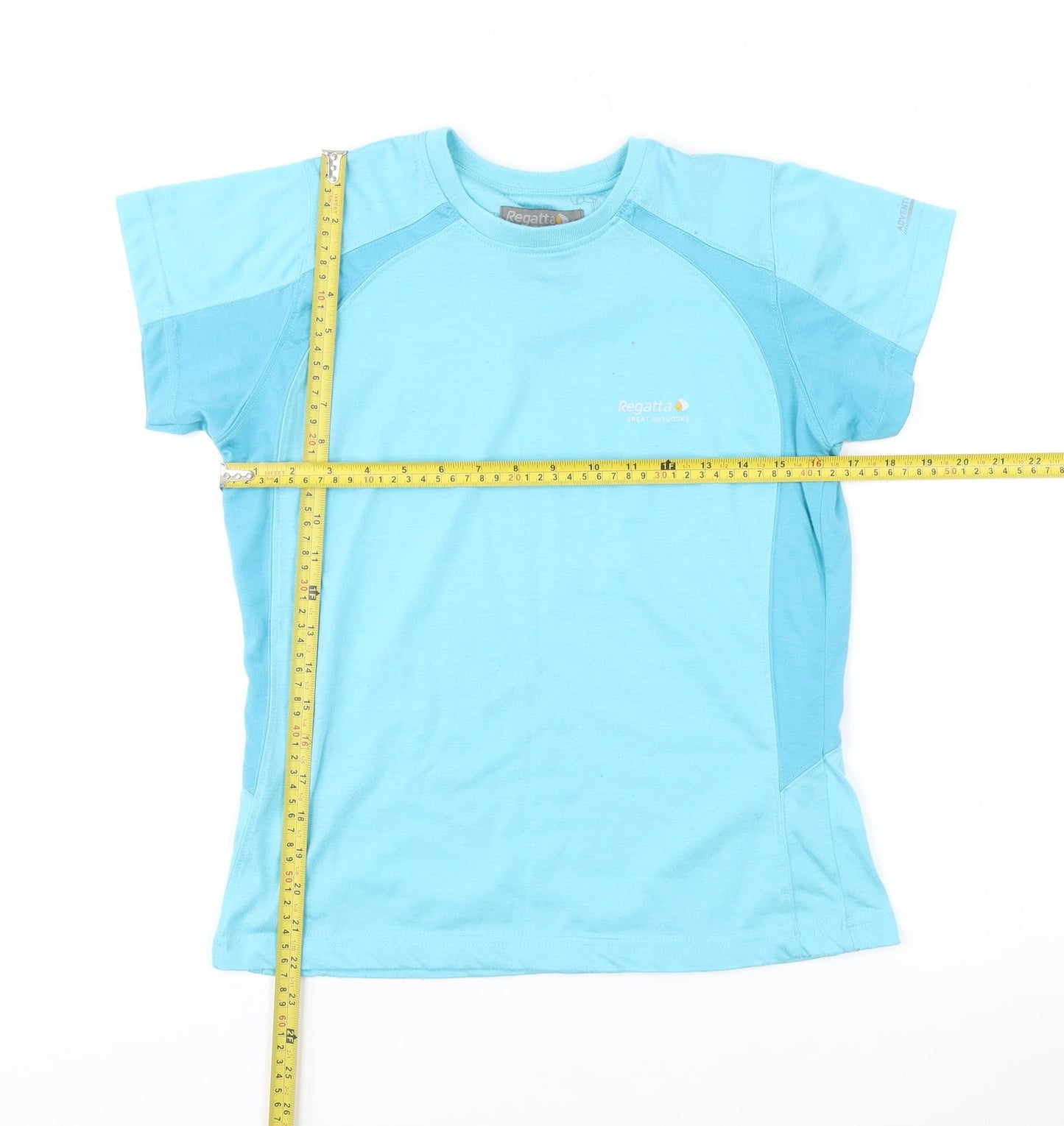 Regatta Womens Blue Size 12 Active T-Shirt Short Sleeve Outdoor Top