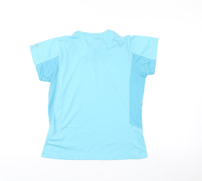 Regatta Womens Blue Size 12 Active T-Shirt Short Sleeve Outdoor Top