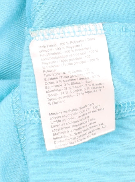 Regatta Womens Blue Size 12 Active T-Shirt Short Sleeve Outdoor Top