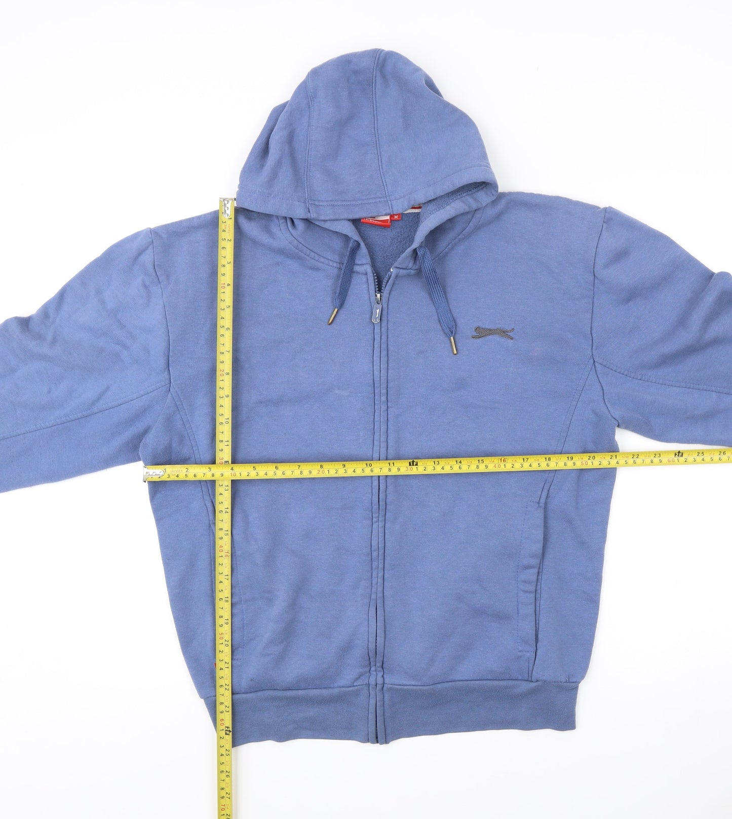 Mens UK Size M Slazenger Blue Full Zip Hoodie