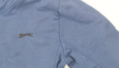 Mens UK Size M Slazenger Blue Full Zip Hoodie