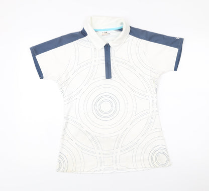 Under Armour Men’s White Polo Shirt M Athletic Fit Golf Sportswear