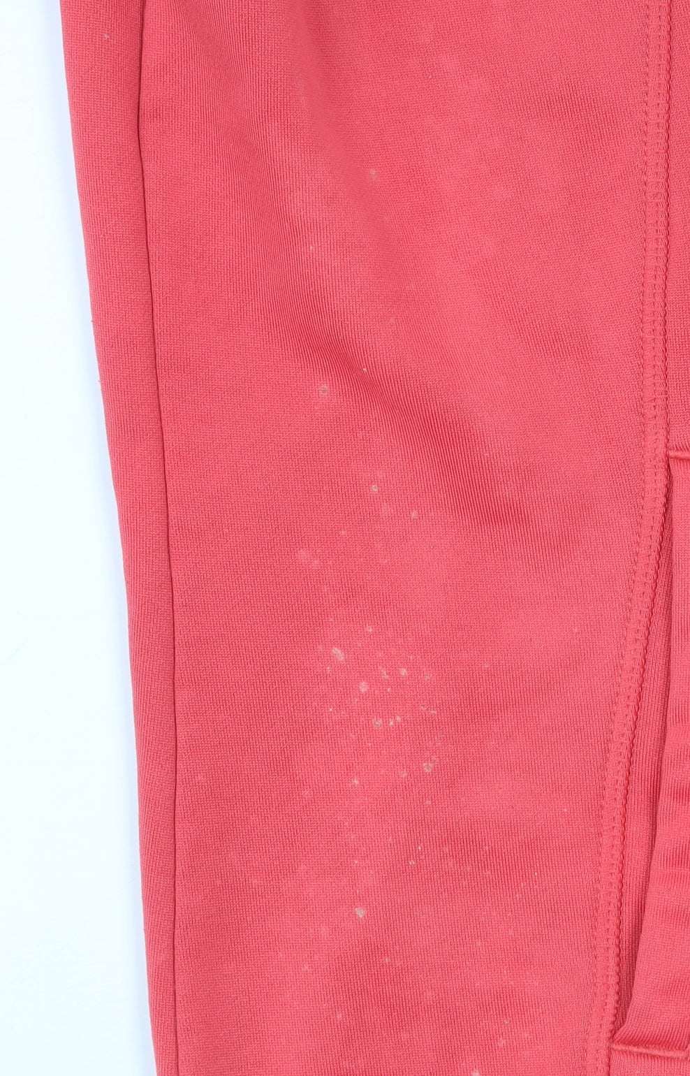 Adidas Mens Red Track Jacket L Full Zip Climalite Activewear