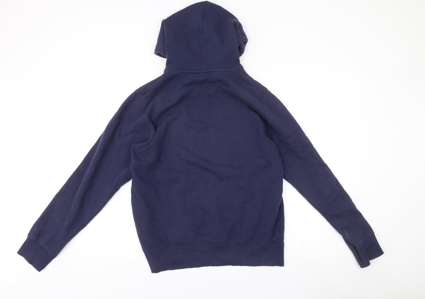 True Religion Men's Blue Pullover Hoodie Size M Graphic Print Cotton